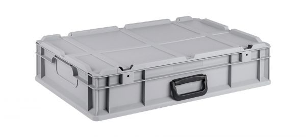 Koffer Eurobox 600 x 400 x 120 mm Kunststoff 23 Liter mit Griff